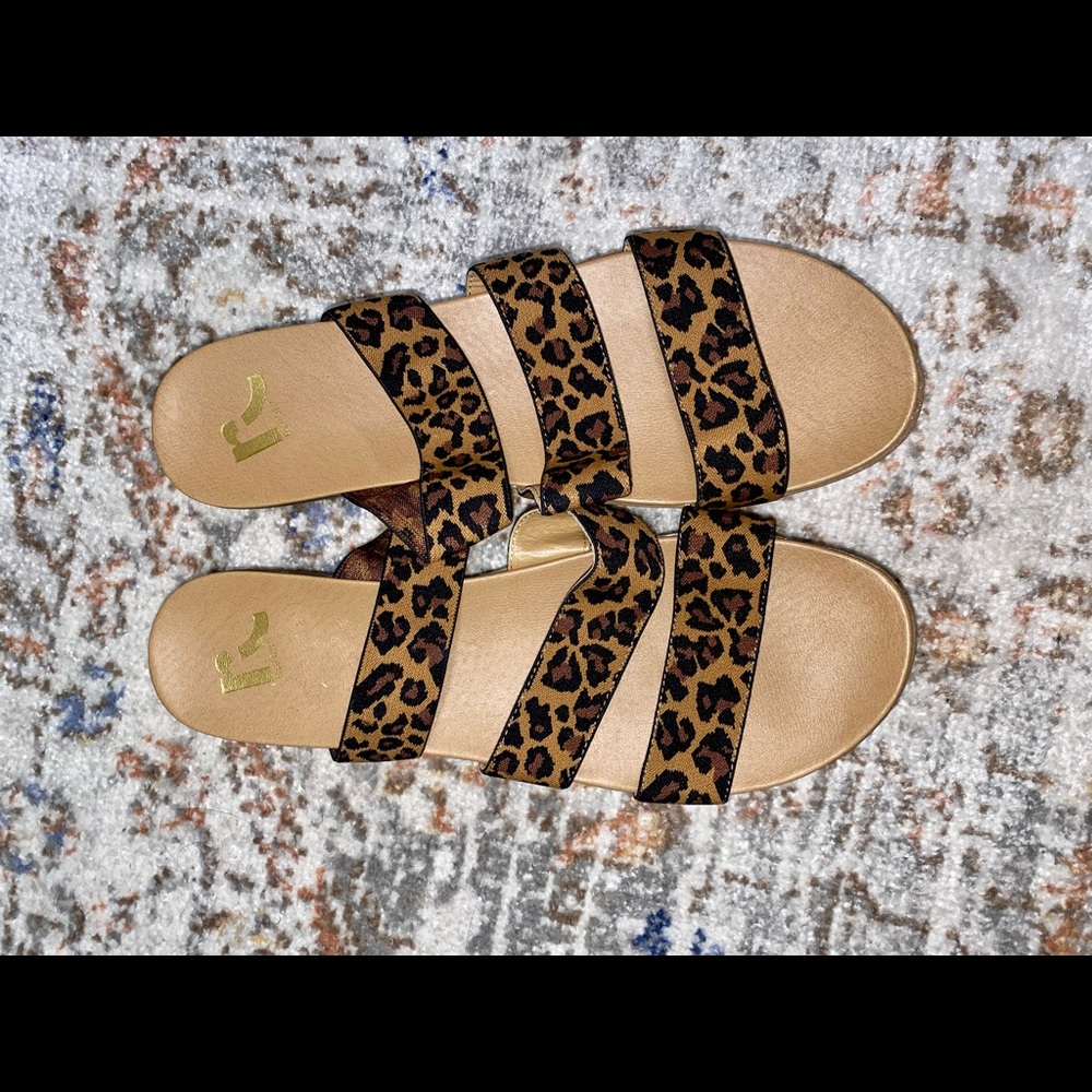Cheetah Print Sandals